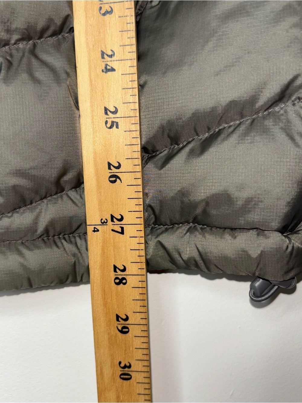 LL Bean Puffer Down Jacket Mens M Olive Green DownTek Gorpcore - Picture 11 of 15